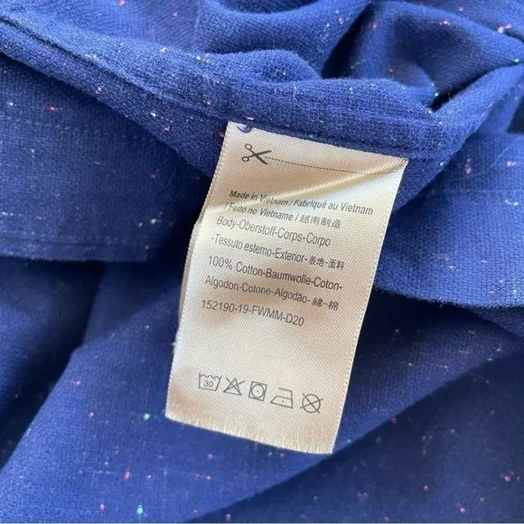 Scotch & Soda Men's Navy Neon Colors Button Down Shirt Size XXL - Picture 8 of 9